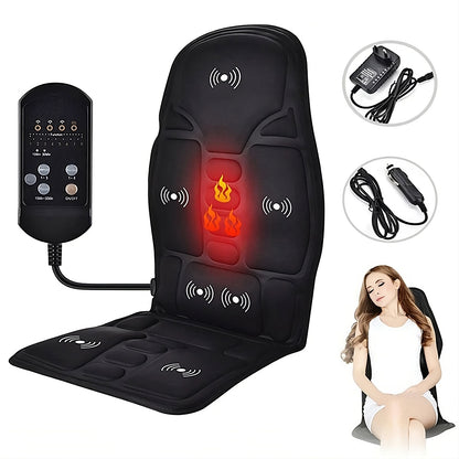 Multi-Mode Vibrating Massage Chair Pad -by RD