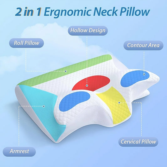 Memory Foam Cervical Pillow -by RD