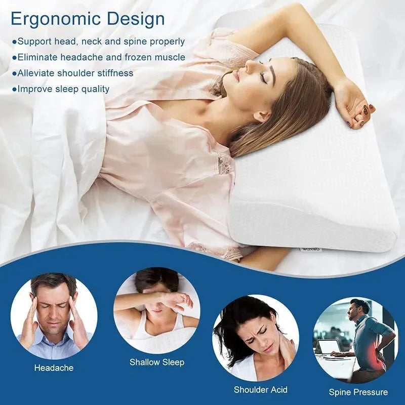 Memory Foam Neck Pillow -by RD