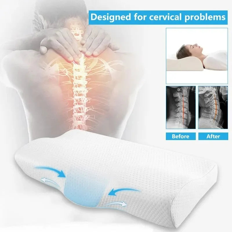 Memory Foam Neck Pillow -by RD